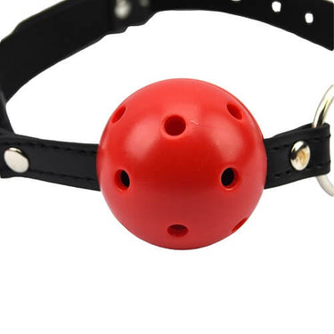 Breathable Ball Gag Red